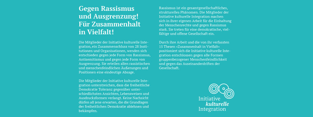 Hanau! Gegen Rassismus und Ausgrenzung - Für Zusammenhalt in Vielfalt!